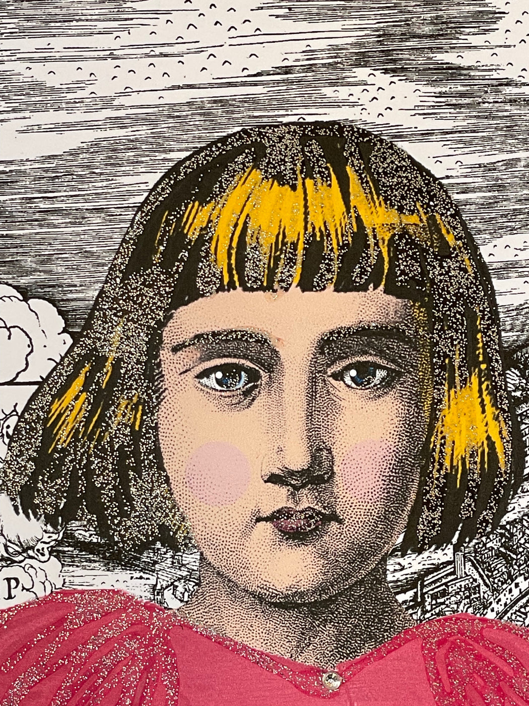 "Alice Goes Abroad" Greeting Card