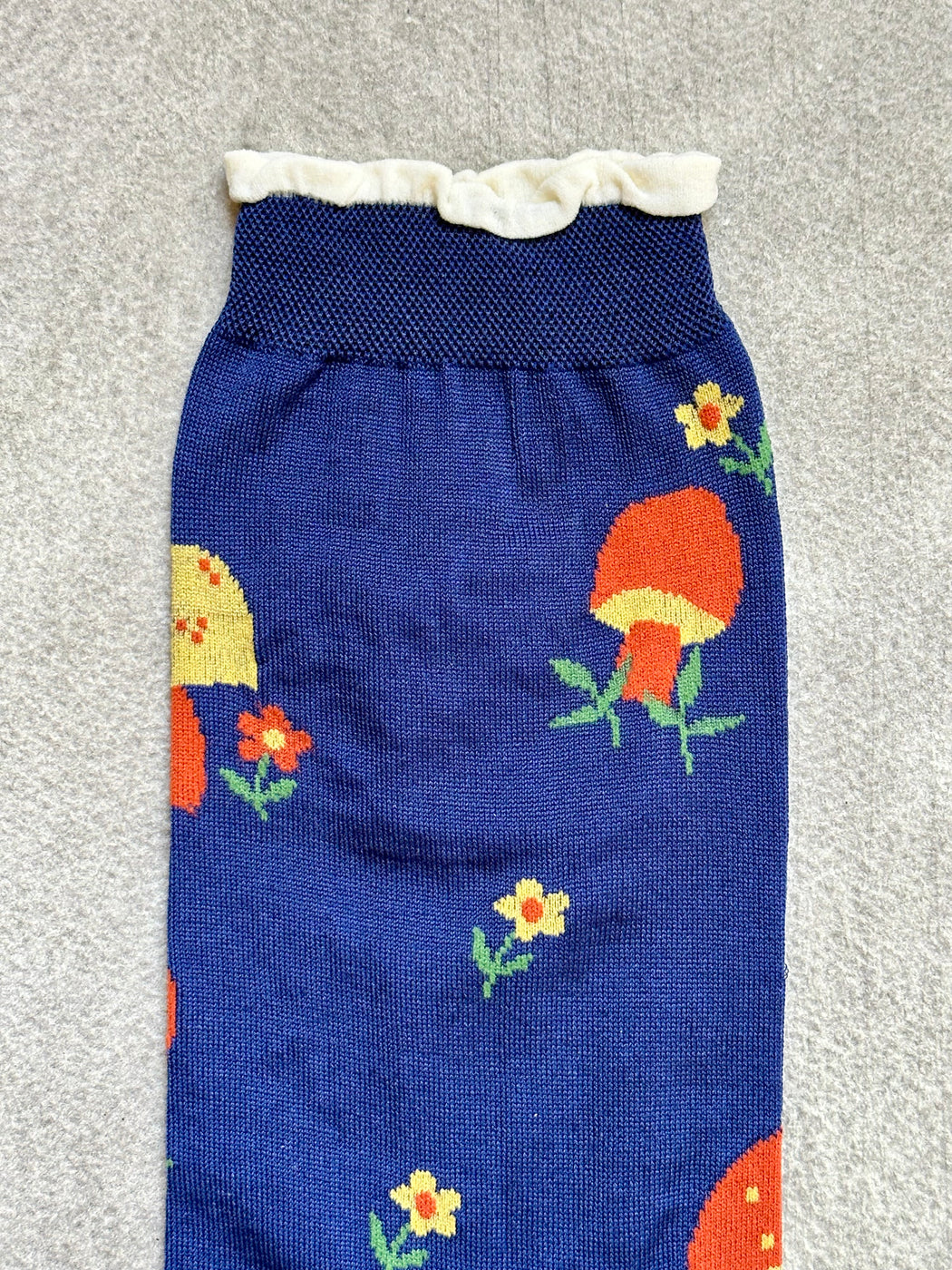Navy "Toadstool" Socks by Hansel from Basel