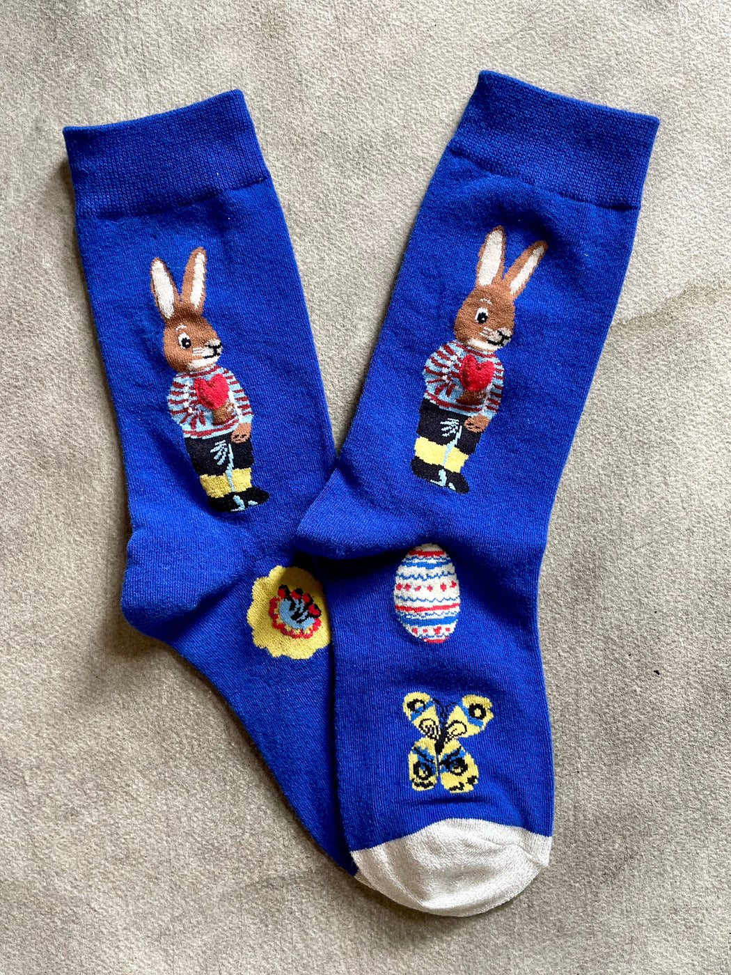 "Bunny Love" Socks by Nathalie Lete