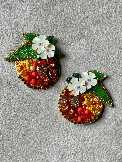 "Fruit Salad" Beaded Earrings