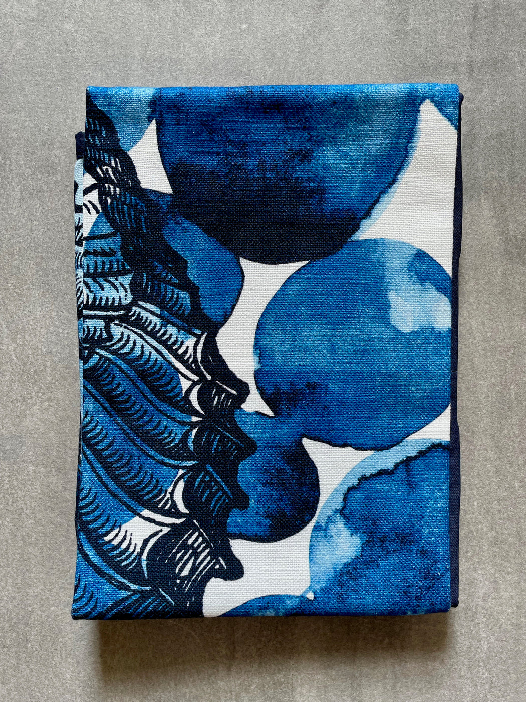 "Seahorse" Piped Tea Towel by Thomas Paul