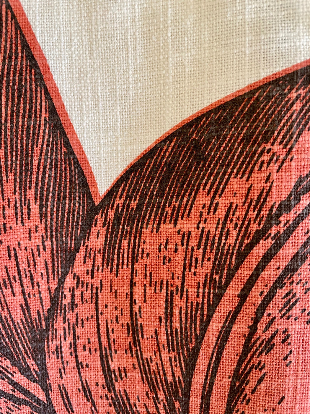 "Lily" Piped Tea Towel by Thomas Paul