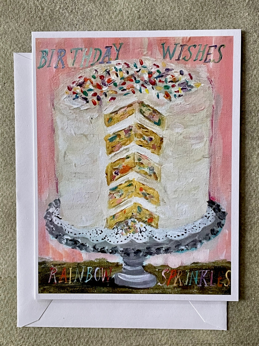 "Confetti Cake" Card by Mindy Carpenter