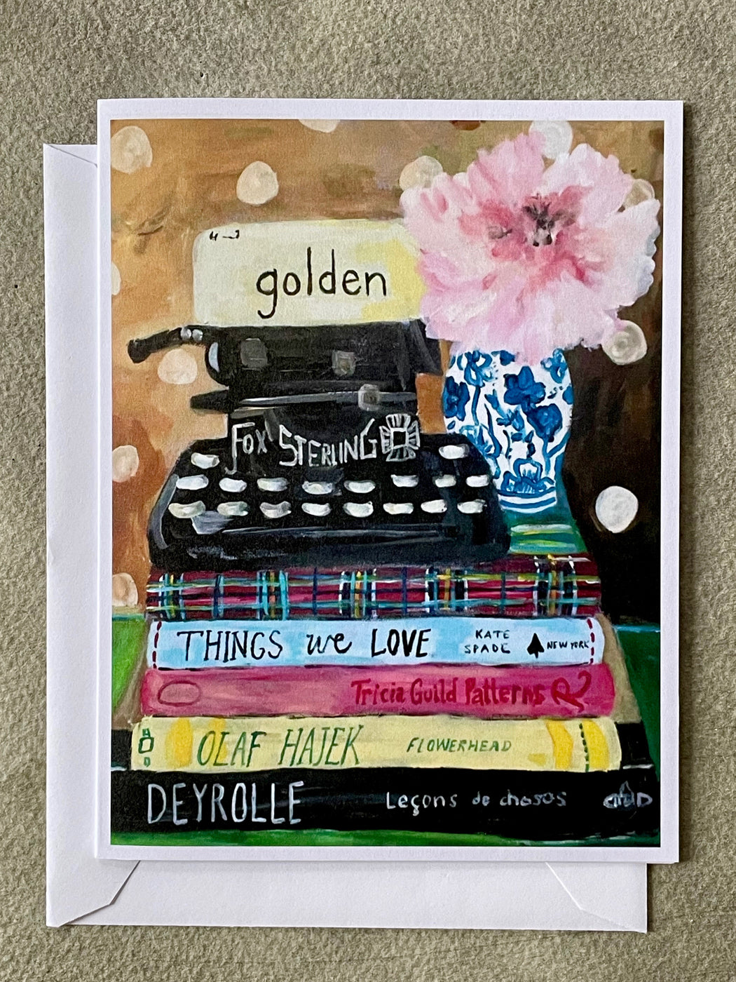 "Golden" Card by Mindy Carpenter