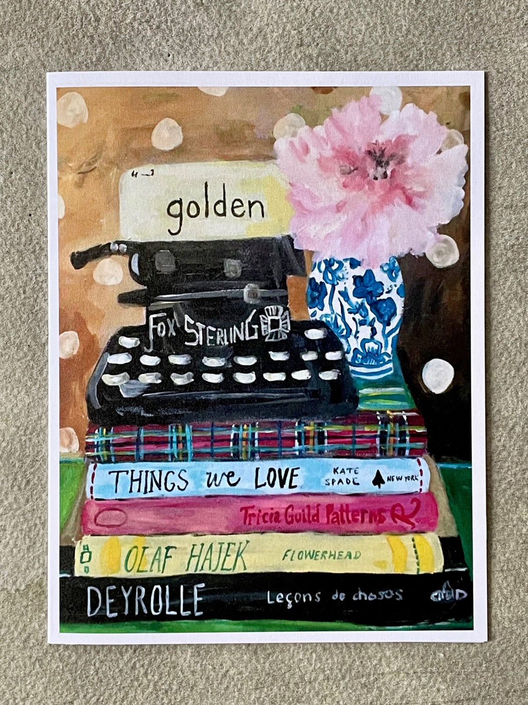 "Golden" Card by Mindy Carpenter