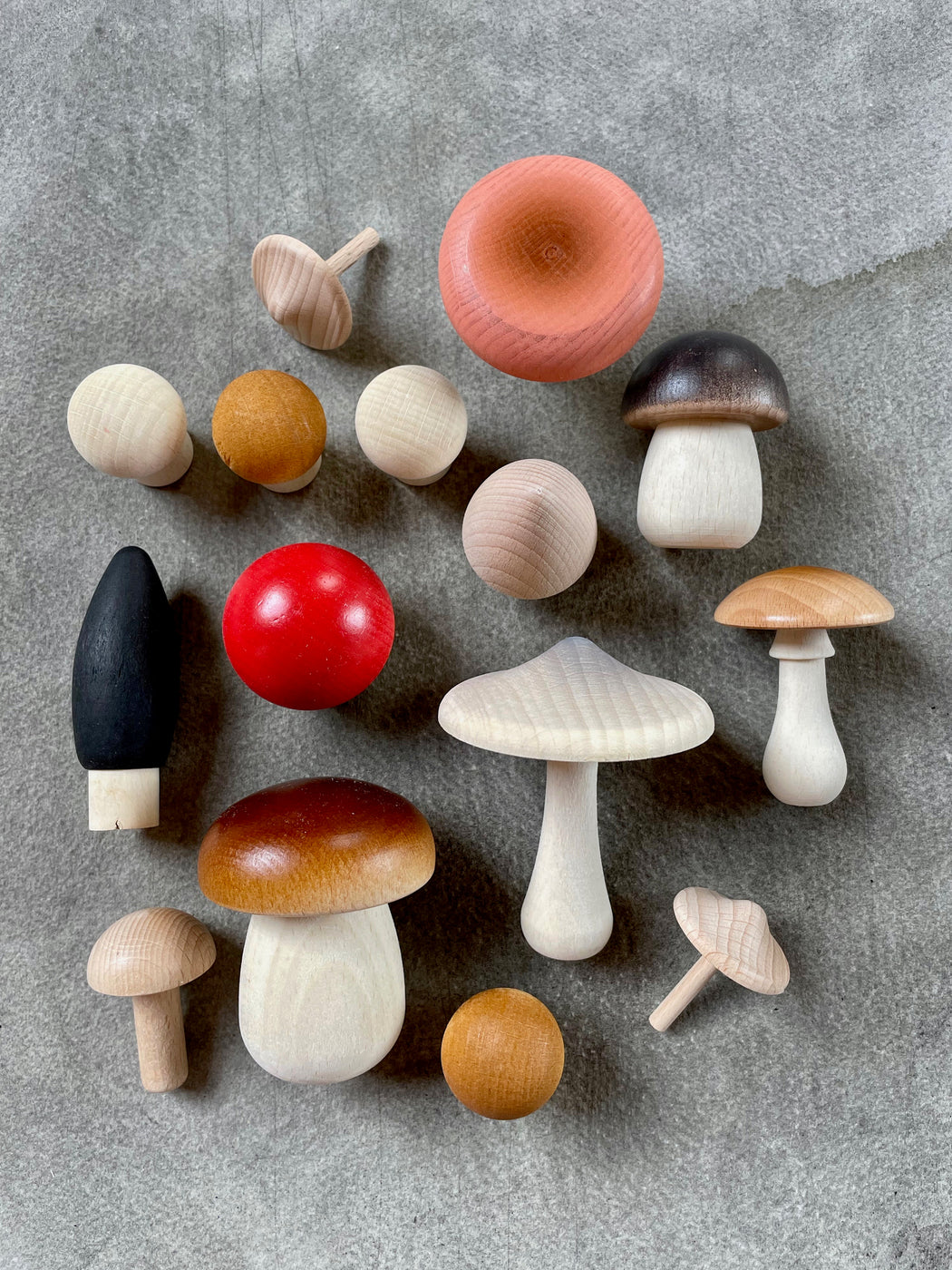 Moon Picnic Wooden Forest Mushrooms