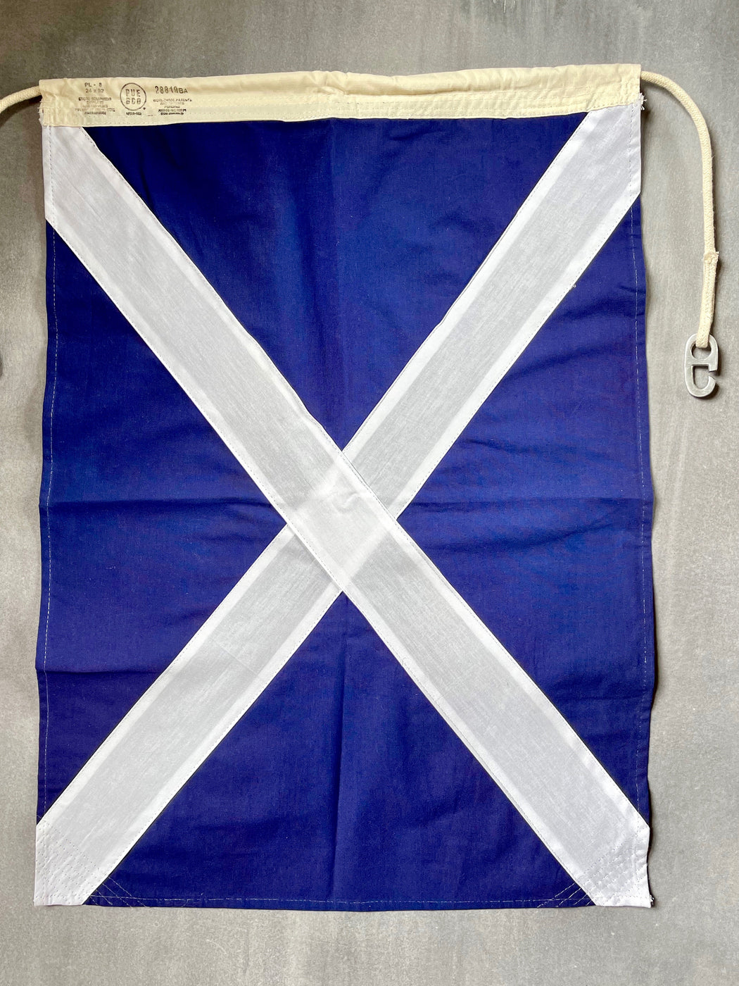 Nautical Flag Apron - White X