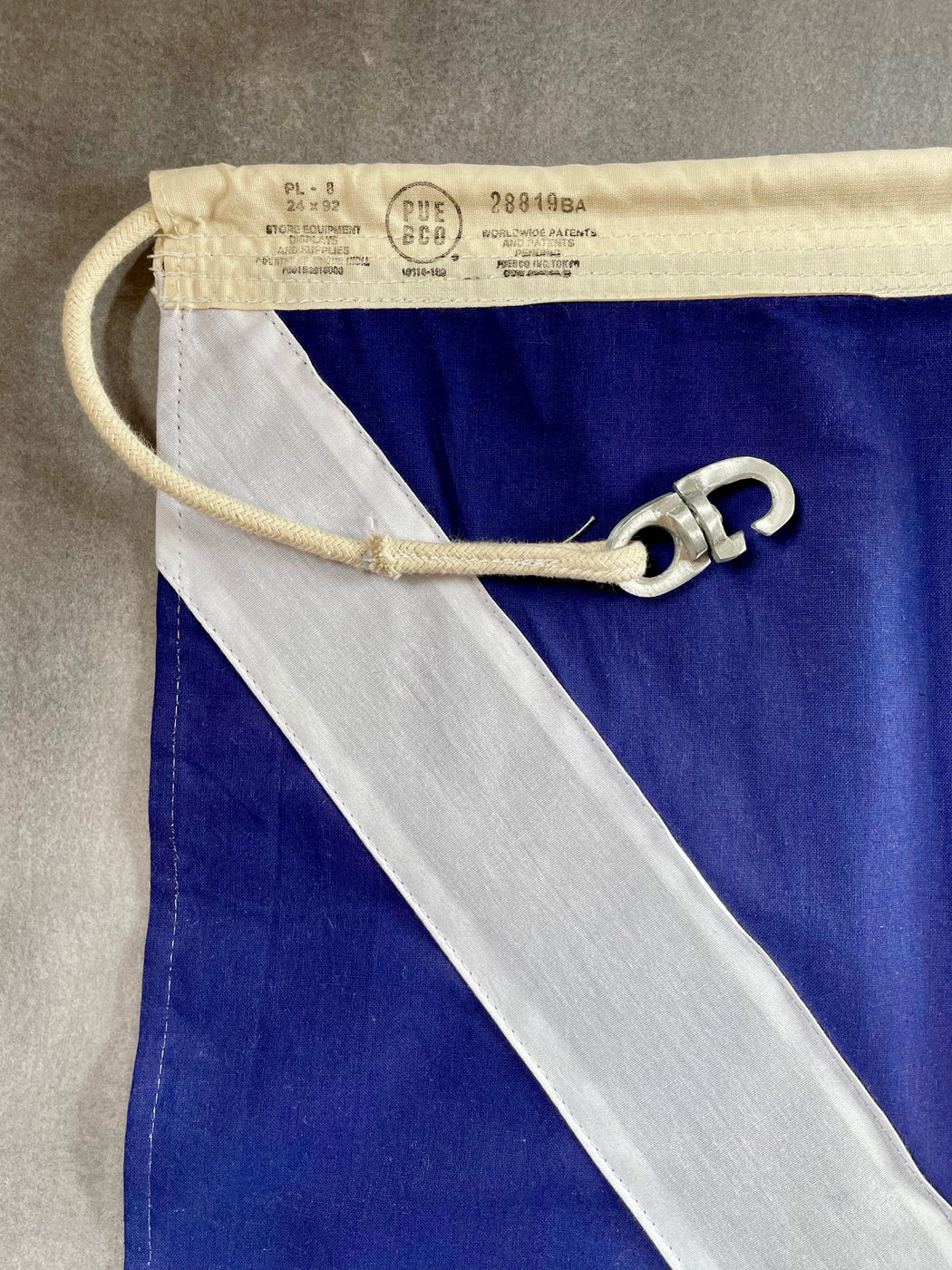 Nautical Flag Apron - White X