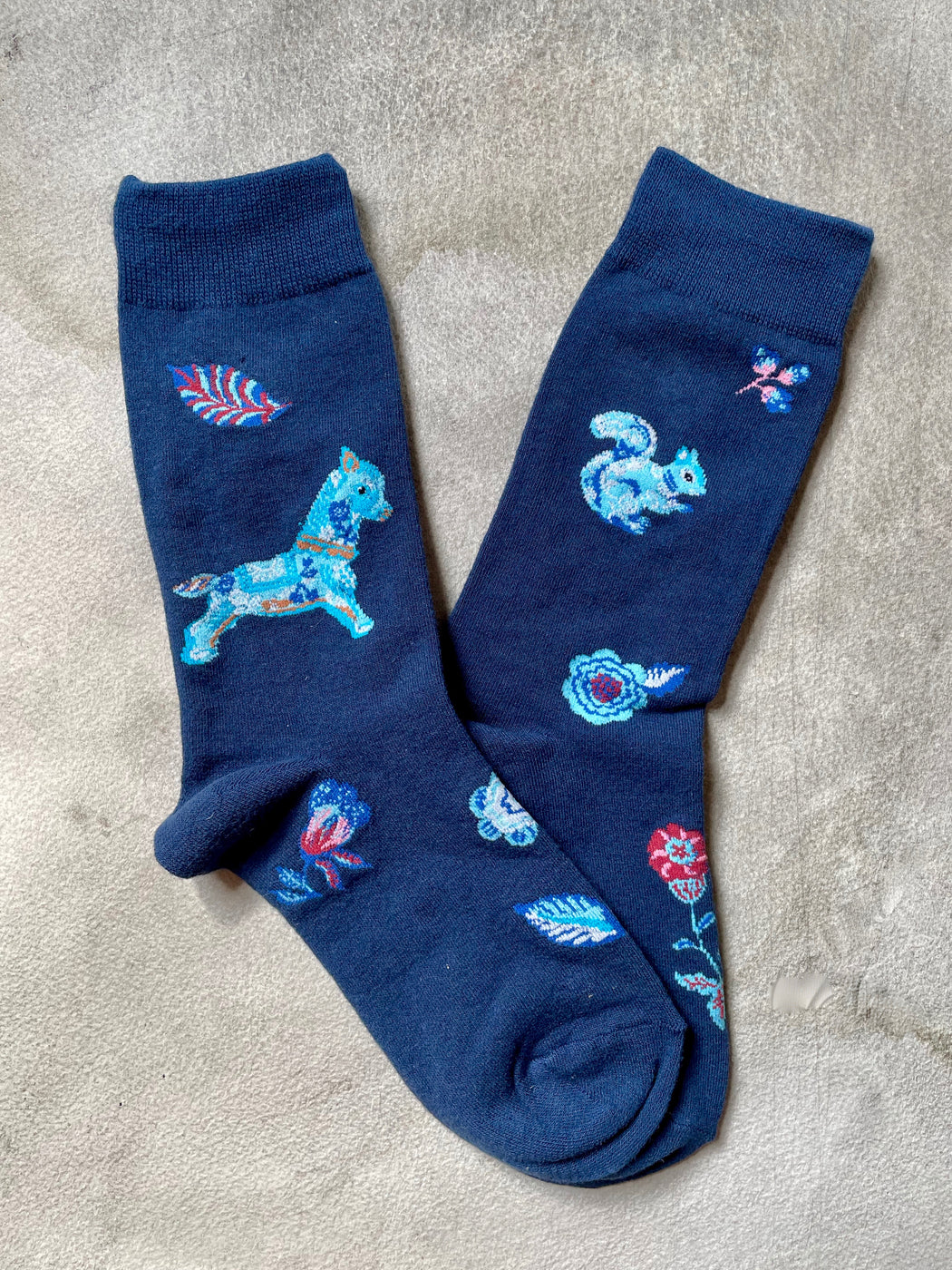 "The Blue Story" Socks by Nathalie Lete