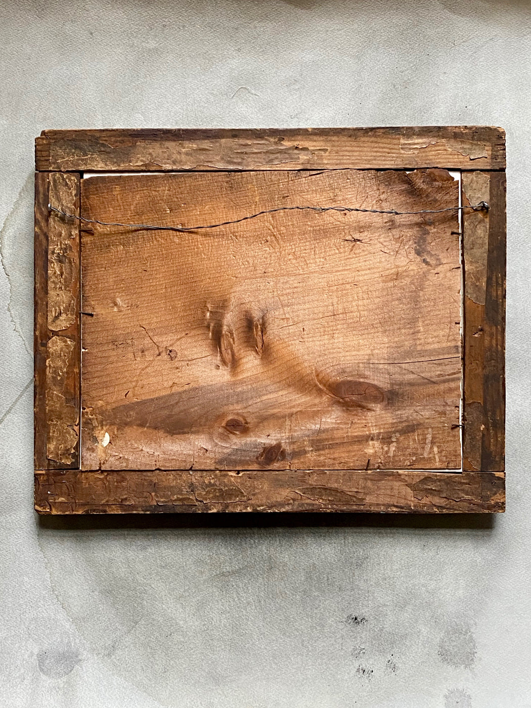 Vintage Tramp Art Picture Frame - French Lick Springs