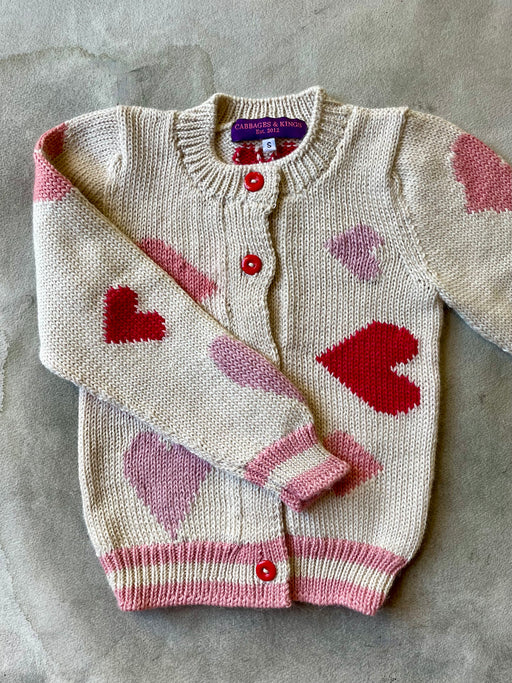 Cabbages & Kings "Hearts" Sweater (1 - 2 years)
