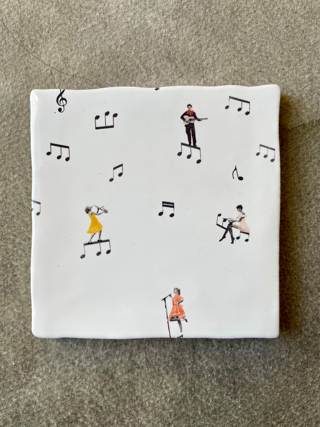 "There's Music in the Air" Story Tile by Marga Van Oers
