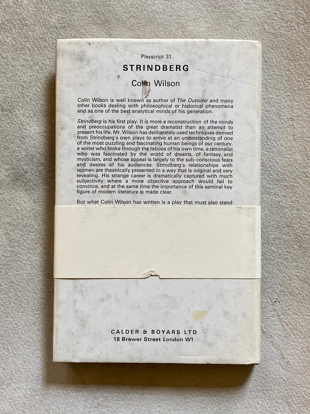"Strindberg" Vintage Blank Book