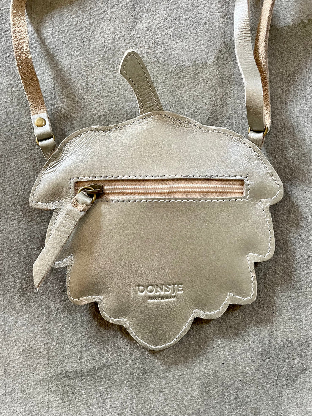 Donsje Leather "Pinecone" Purse