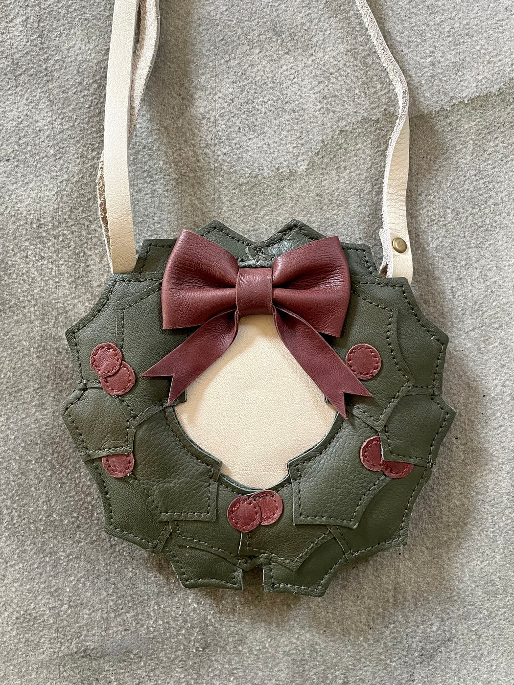 Donsje Leather "Wreath" Purse