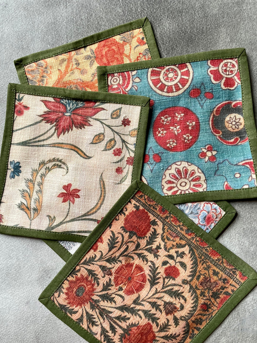 "Les Indiens" Cocktail Napkins by Siren Song