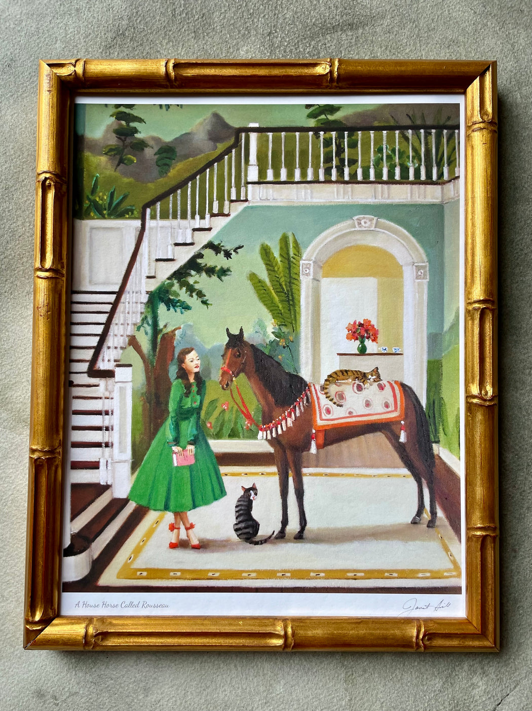 "A House Horse Called Rousseau" by Janet Hill