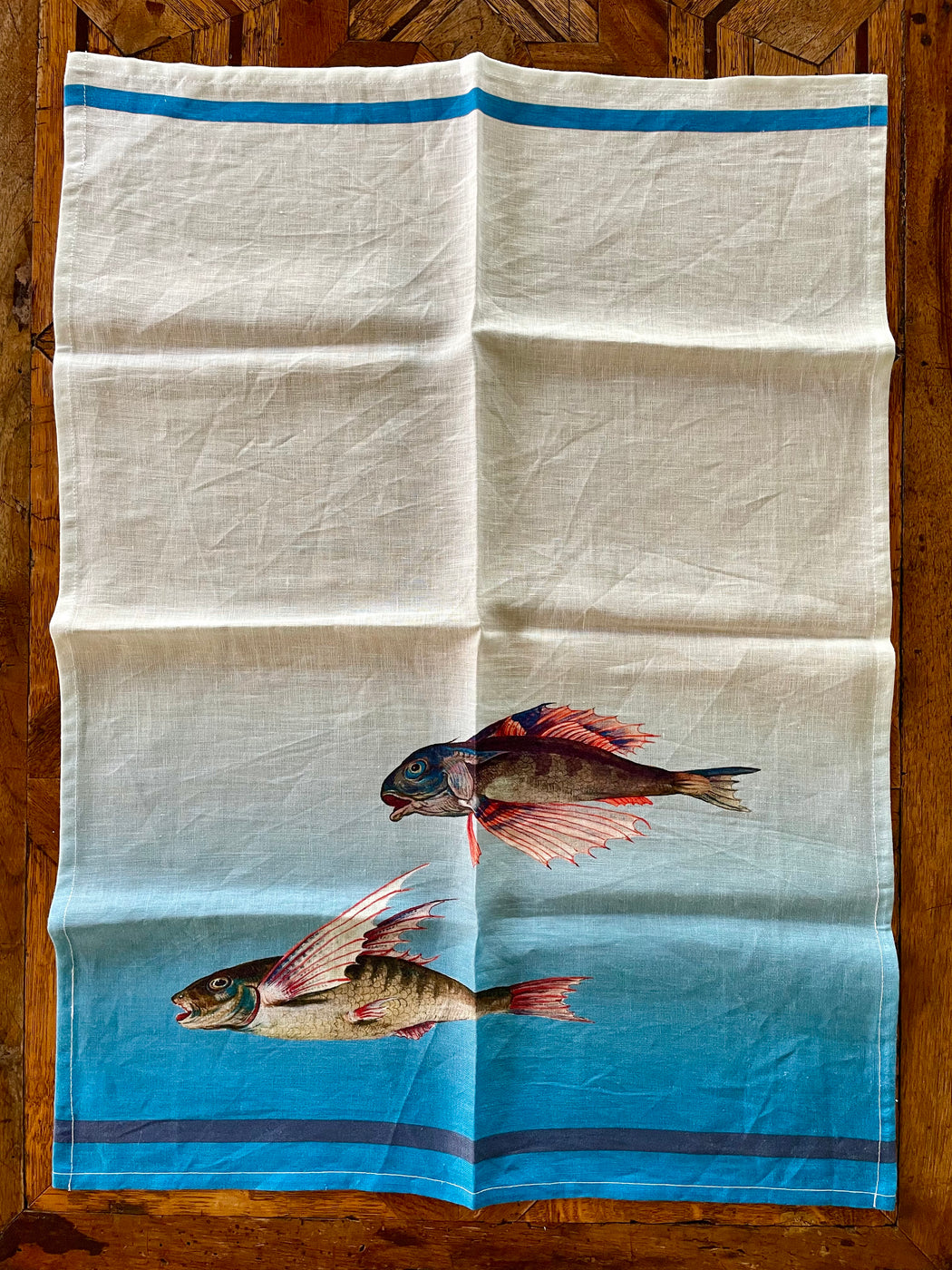 "Fish" Tea Towel by Hellen van Berkel
