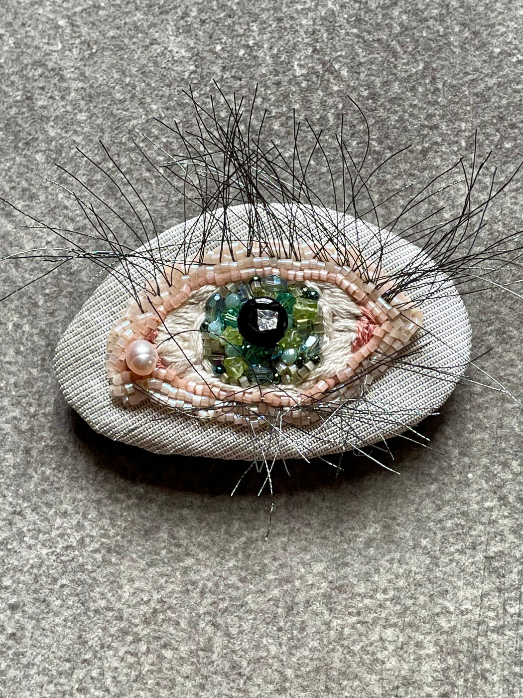 "All-Seeing Eye" Brooch by Cynthia de Bellechasse