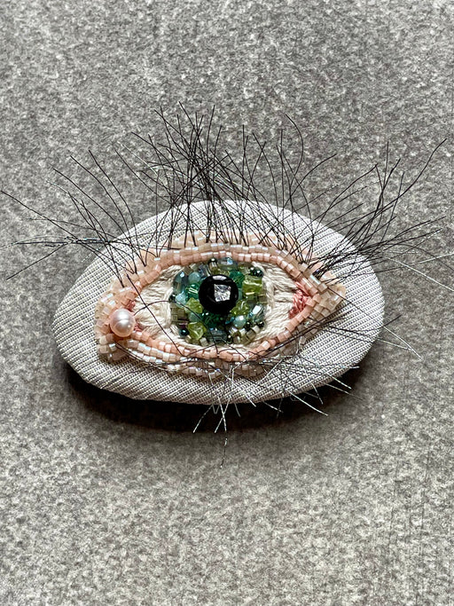 "Loving Eye" Brooch by Cynthia de Bellechasse