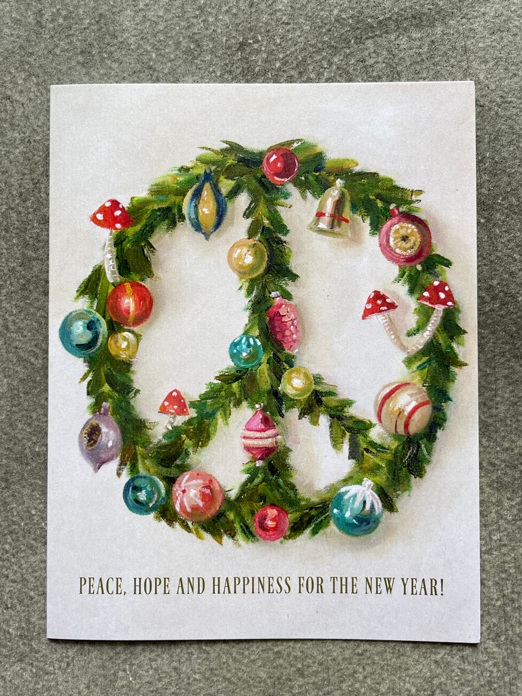 "Peace Wreath" Card by Janet Hill