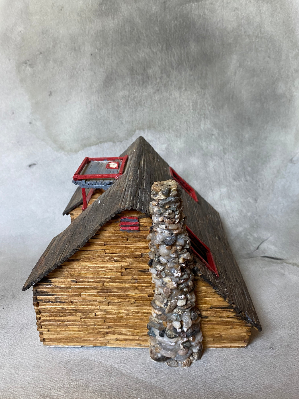 Vintage Match Stick House
