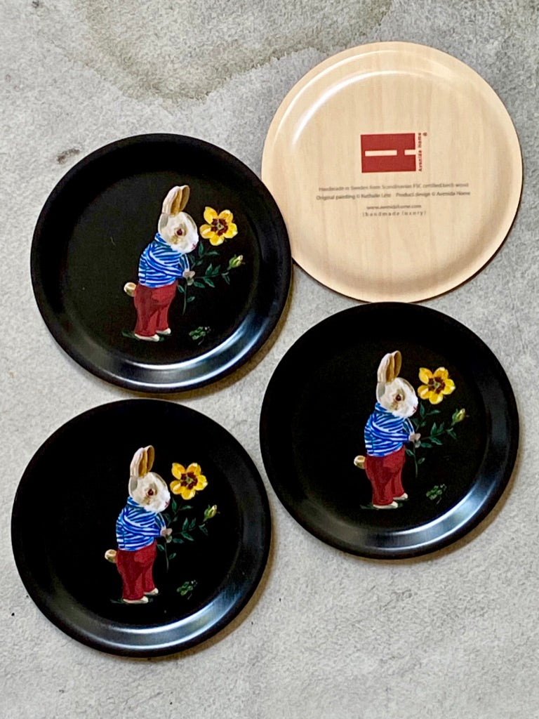 Nathalie Lete "Bunny" Mini Birchwood Tray