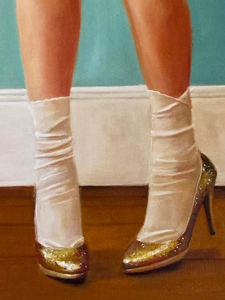 "Clickety Clack" by Janet Hill
