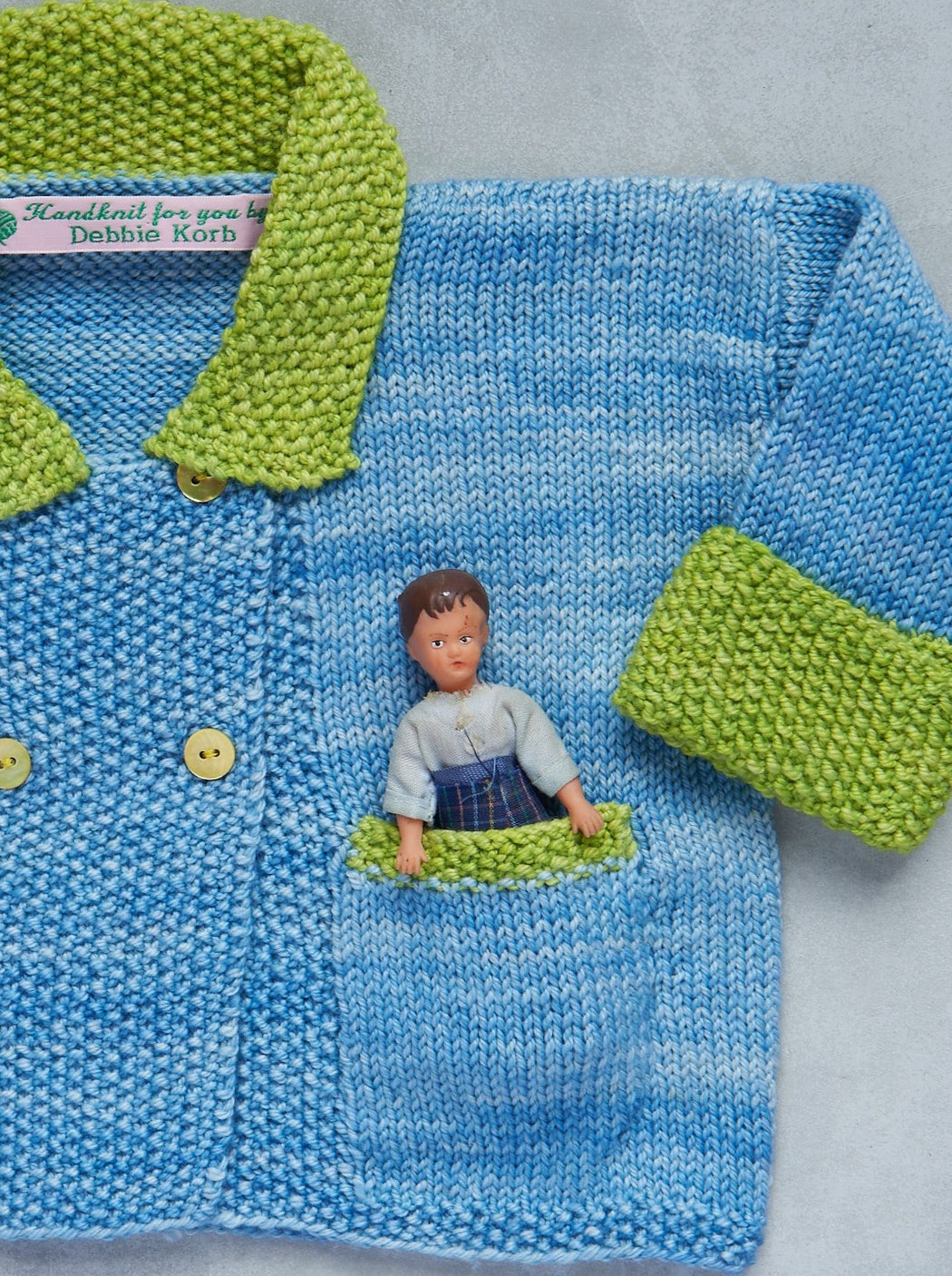 Aunt Debbie's Hand-Knit Baby Sweater (1 - 2 years)