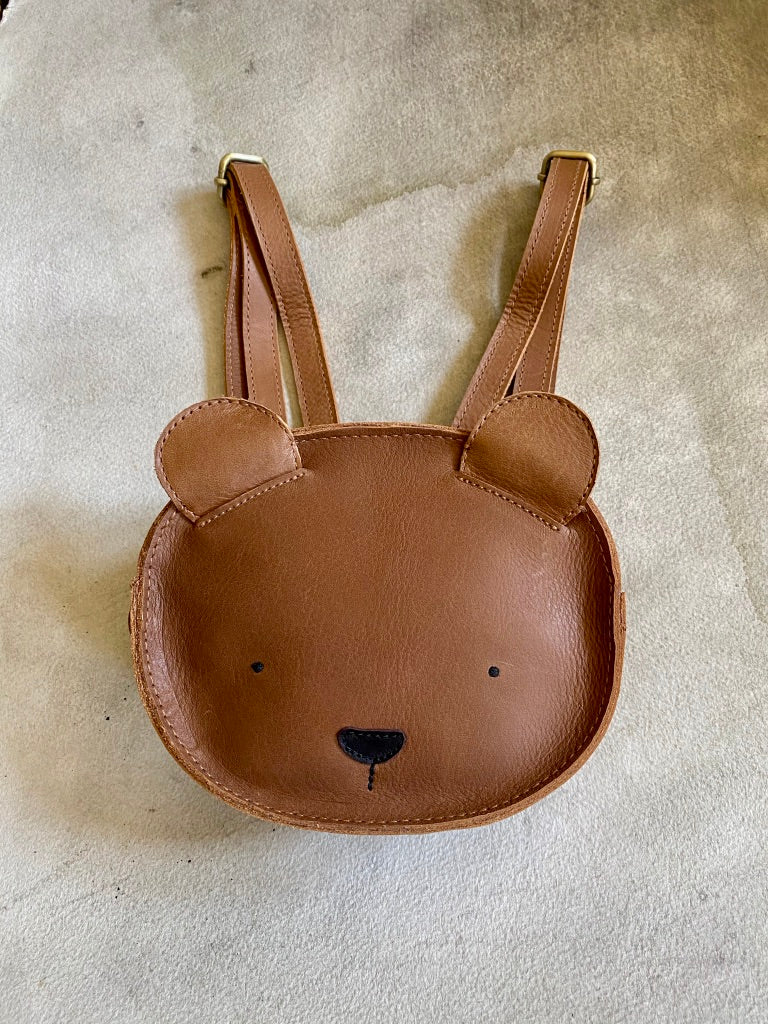 Donsje Little Leather "Bear" Backpack