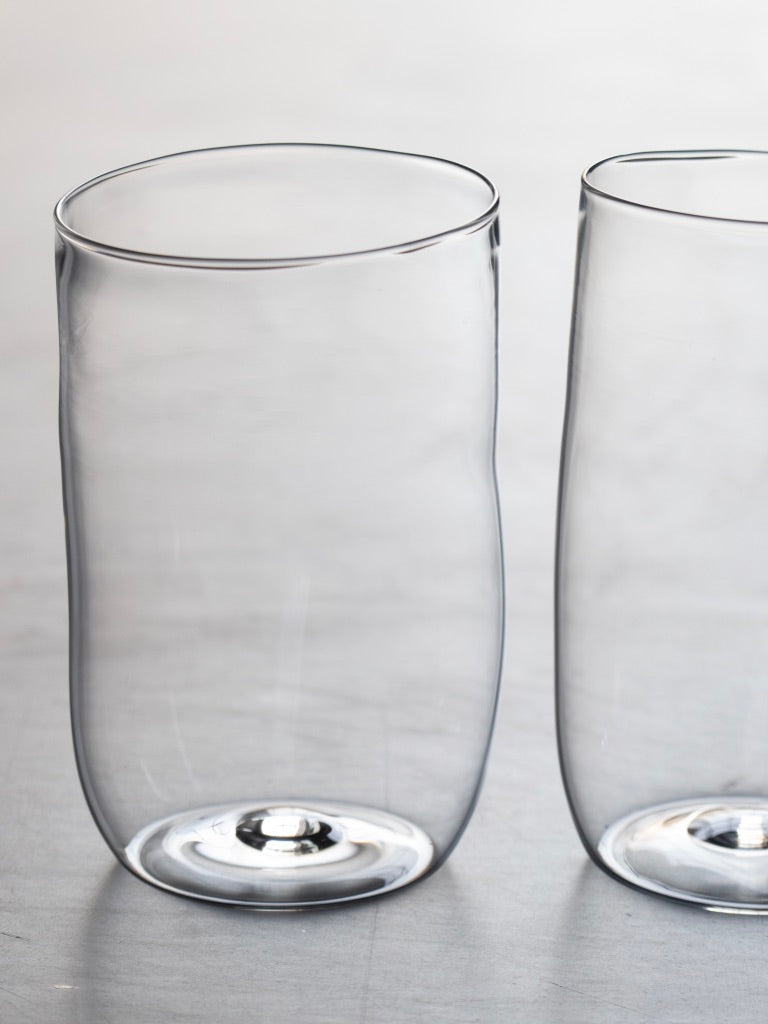 Malfatti Glassware Hand-Blown Beer Glasses