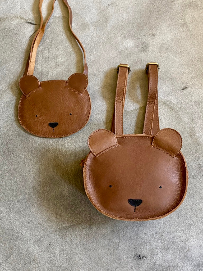 Donsje Little Leather "Bear" Backpack