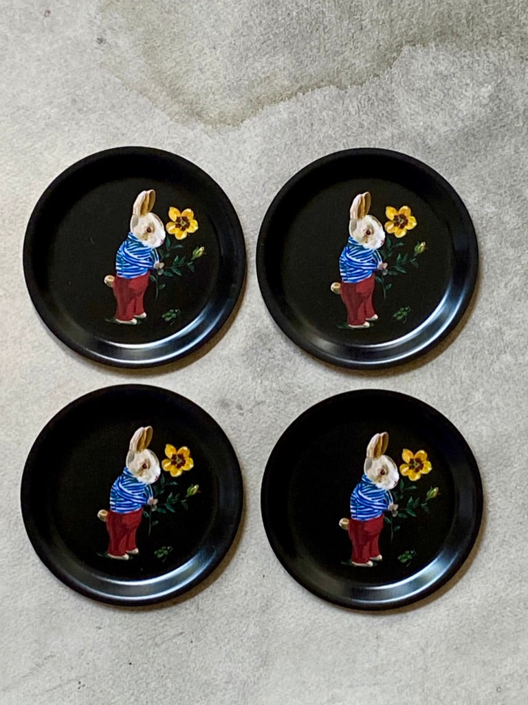 Nathalie Lete "Bunny" Mini Birchwood Tray
