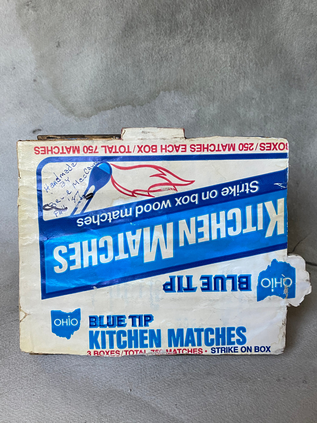 Vintage Match Stick House