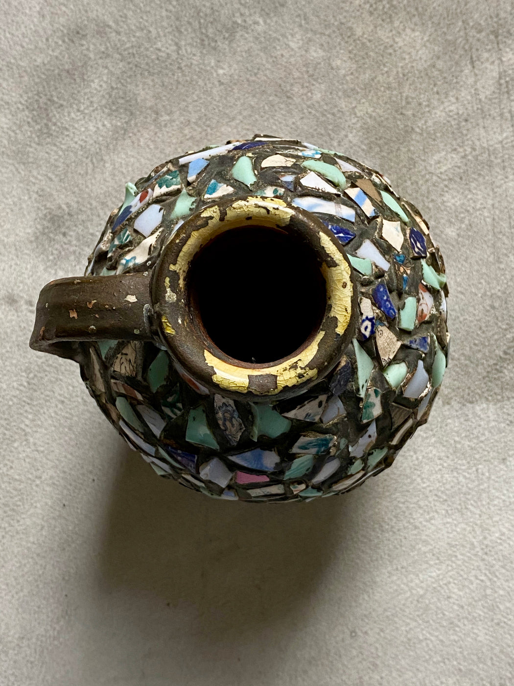Vintage Folk Art Memory Jug