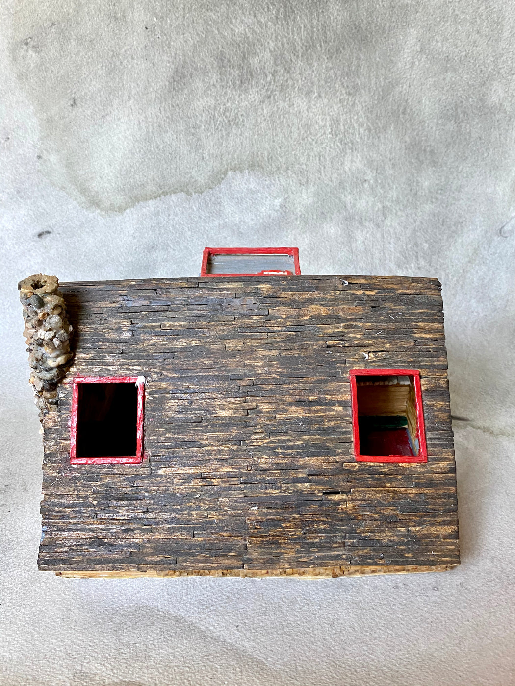 Vintage Match Stick House