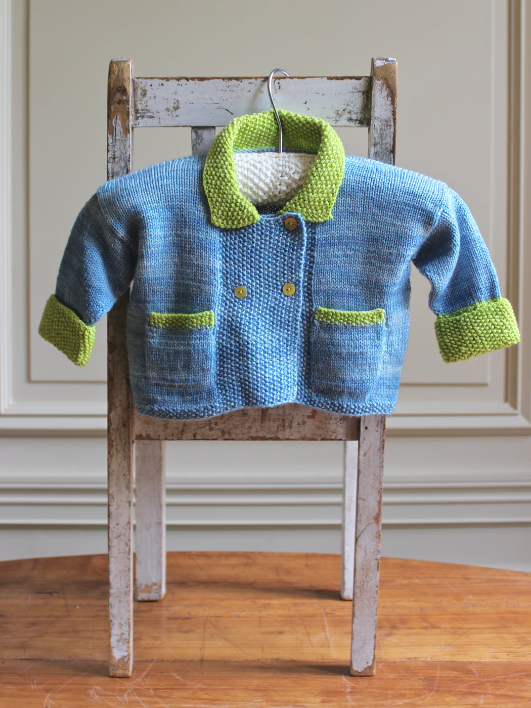Aunt Debbie's Hand-Knit Baby Sweater (1 - 2 years)