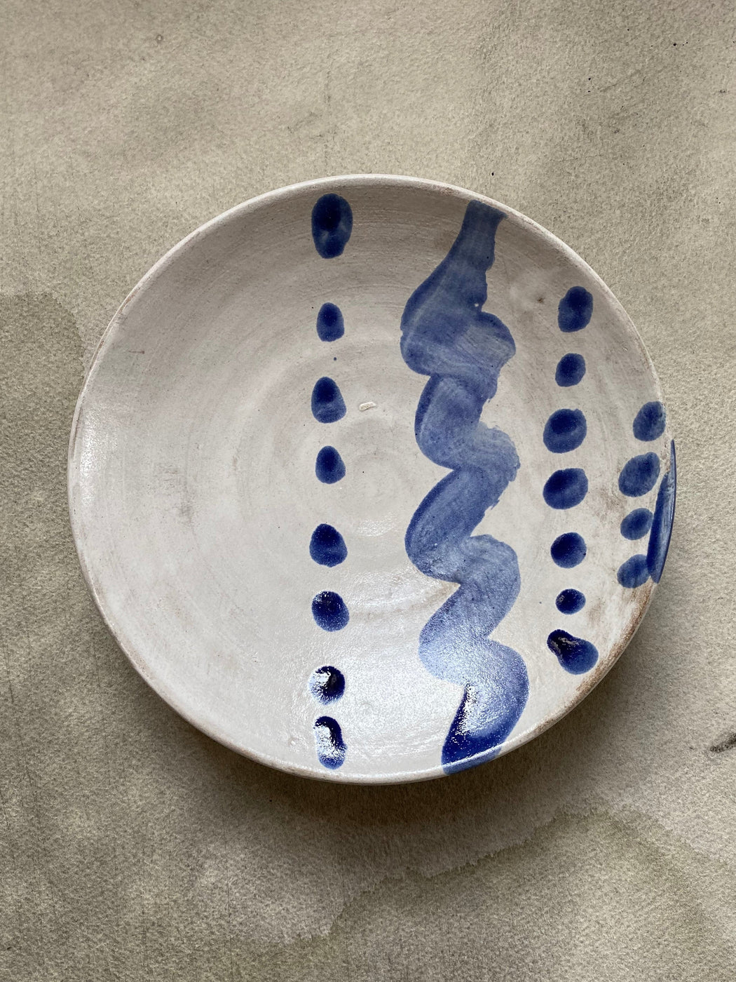 FD Pottery Footed Snack Bowl