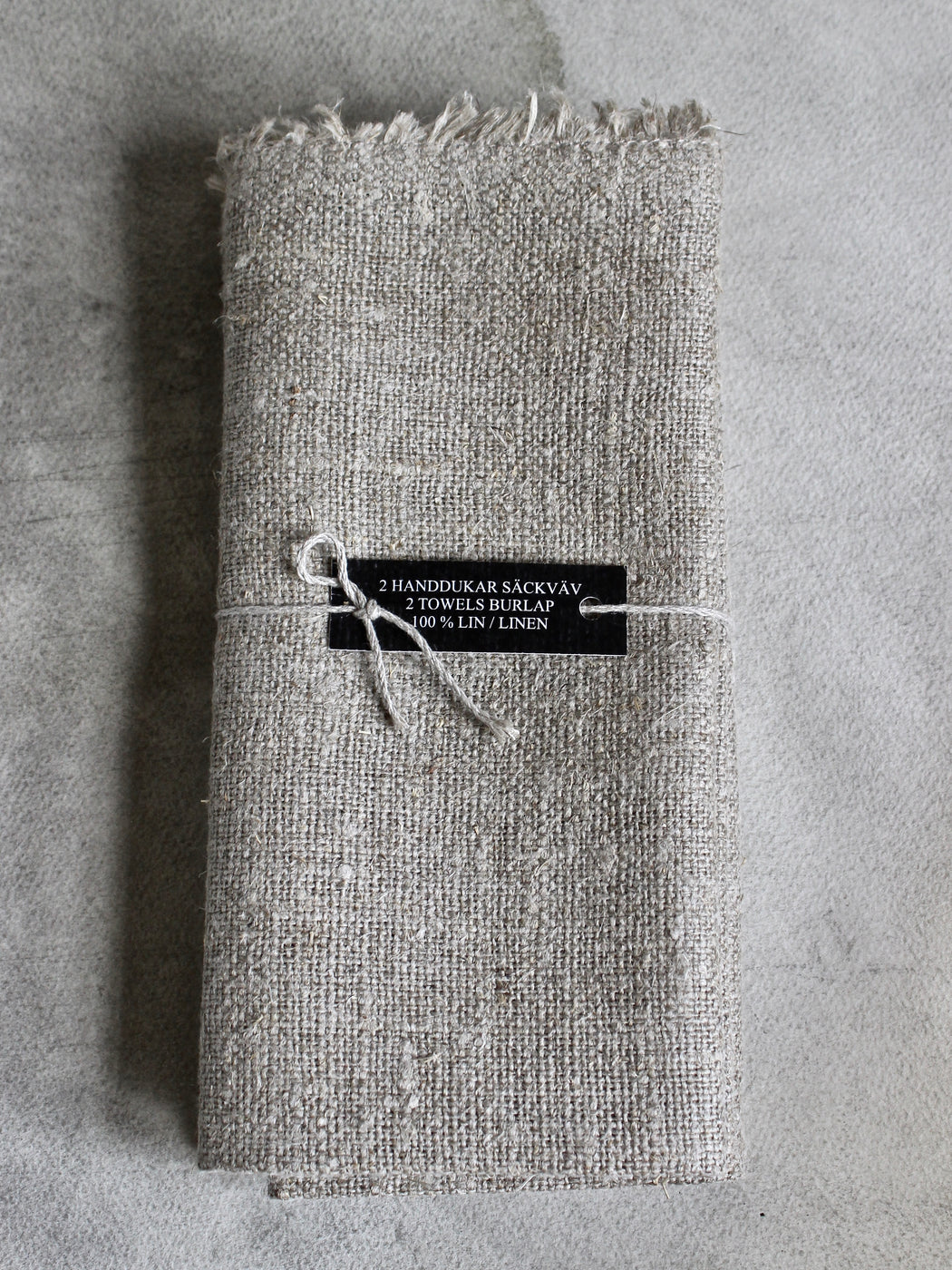 Axlings Natural Linen Tea Towels - Set of 2