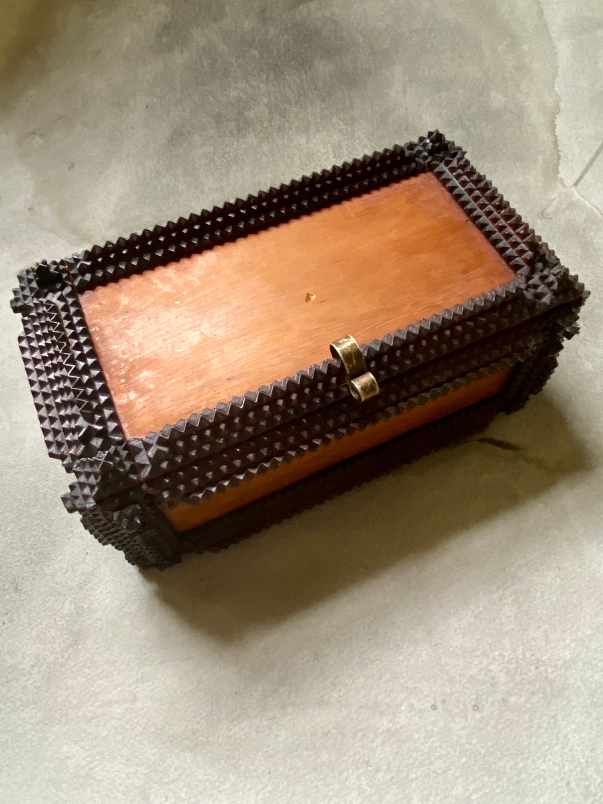 Vintage Tramp Art Jewelry Box — Pittsburgh Mercantile