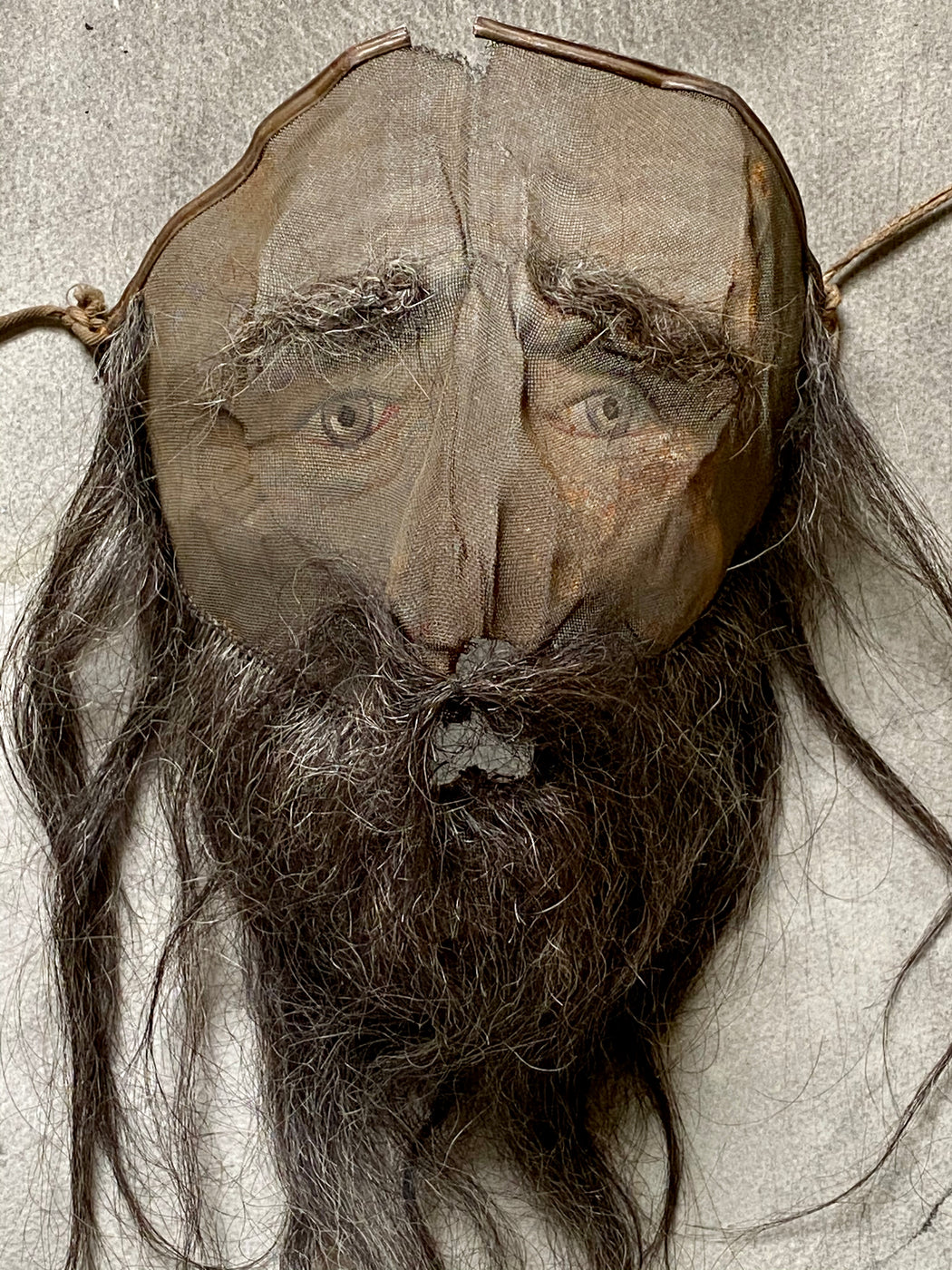 Vintage Odd Fellows Mask - Bearded Man