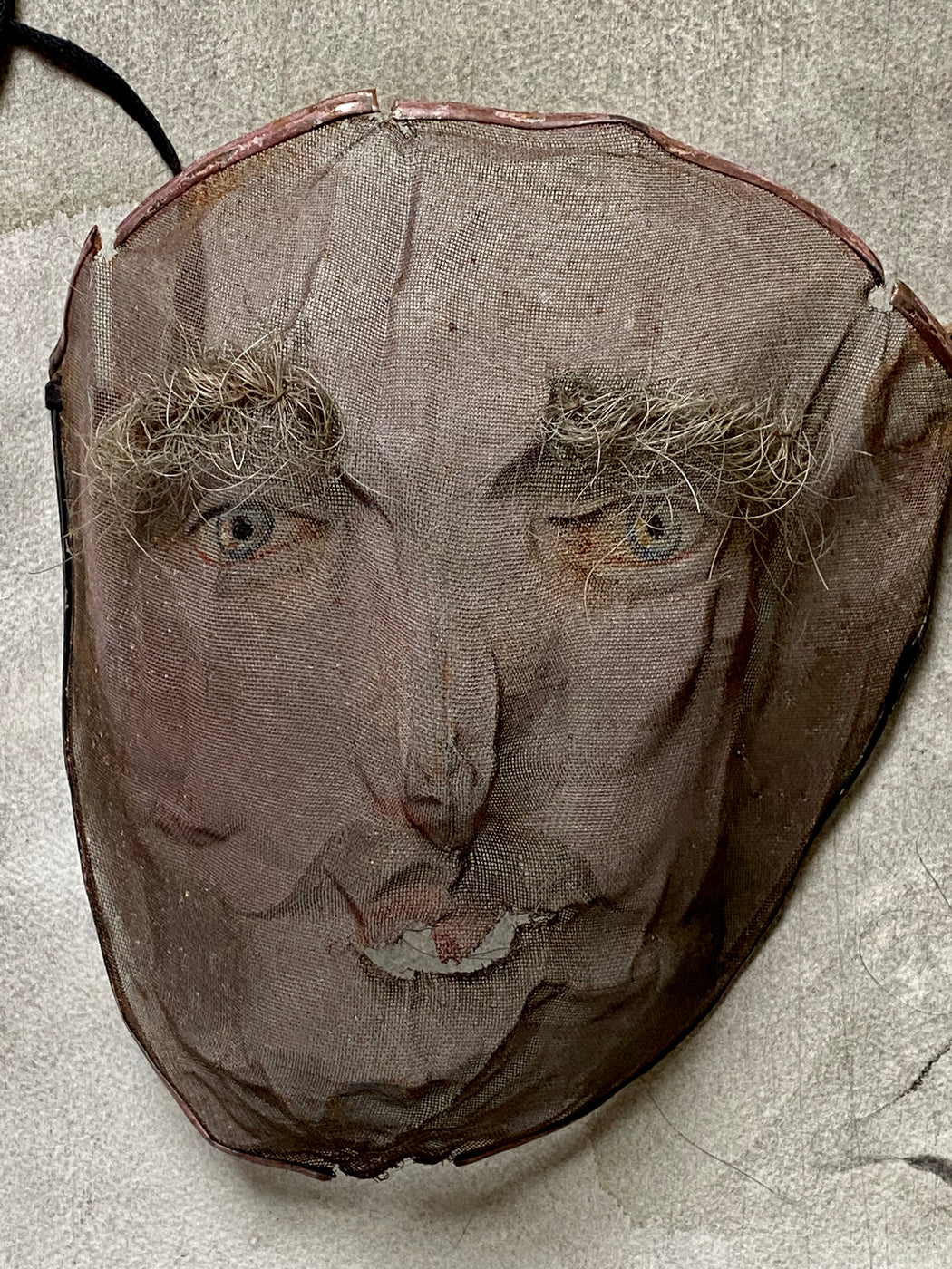 Vintage Odd Fellows Mask - Lady
