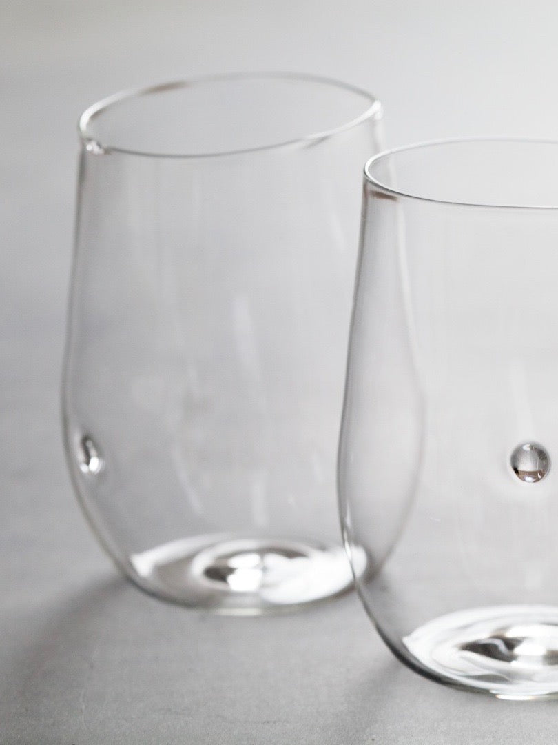 Malfatti Glassware Hand-Blown Red Wine Glasses - Perlina